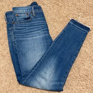 J. Crew Women’s Skinny Jeans Size 29 Petite Blue Denim Raw Hem